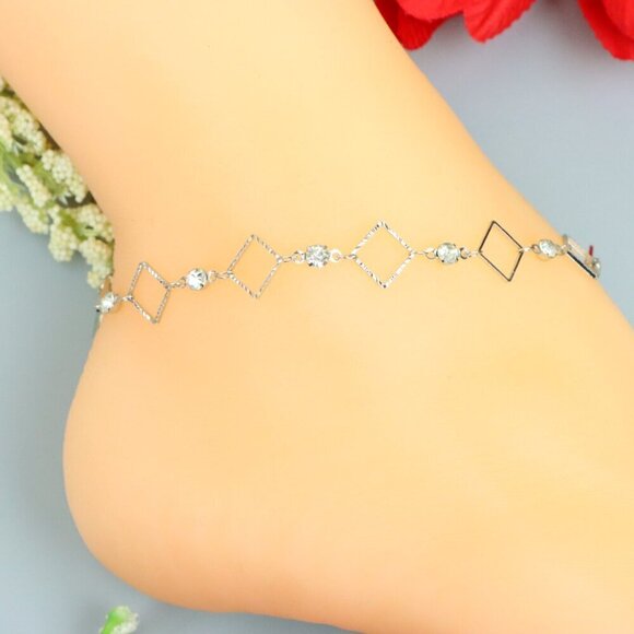 "Handmade Anklet – A Stylish Choice for Women, Thoughtful Gift Idea, EVCH1856 - Picture 3 of 10